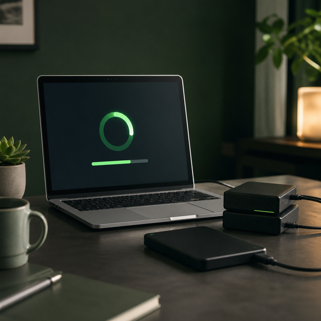 Backup drives ready for data recovery